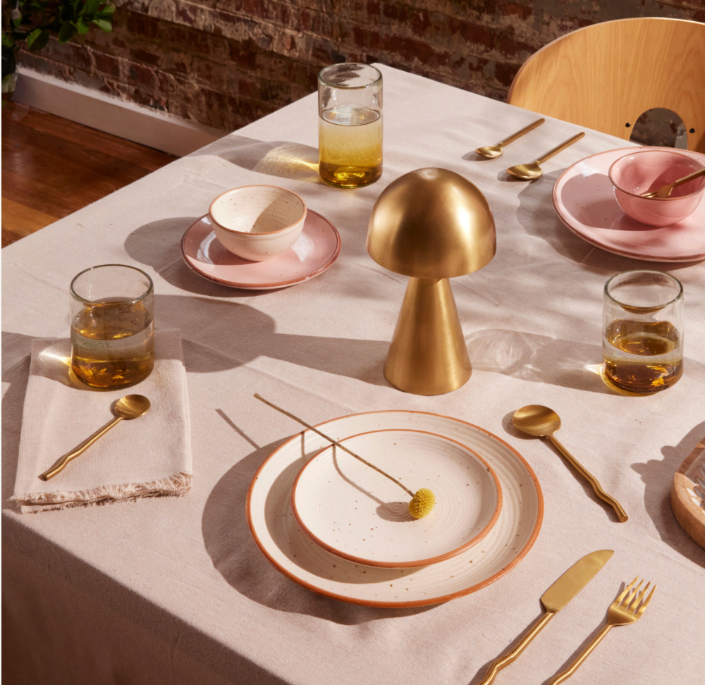 Sofia Collection, Tall Glass, Clear and Amber