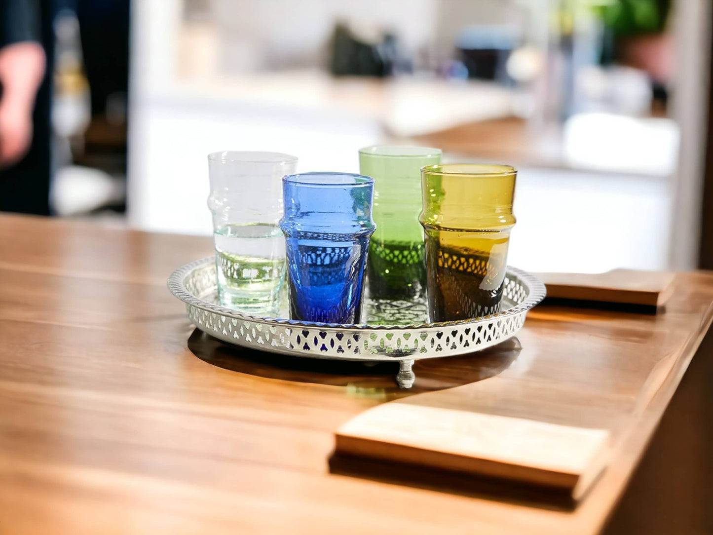 Moroccan Green Juice Glass
