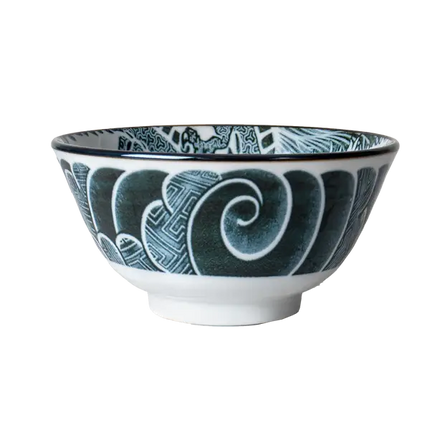 Japanese Ryu Dragon Porcelain Bowl