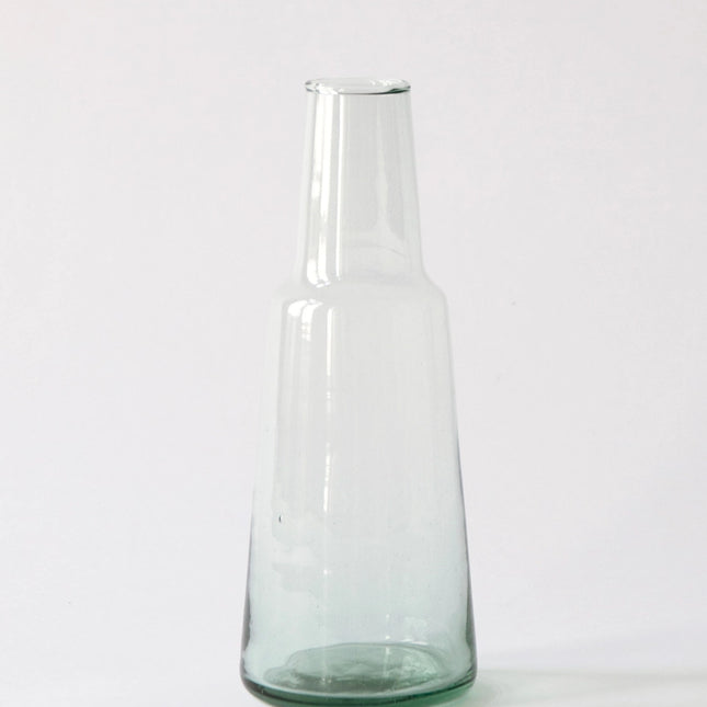 Lagonna Carafe in Green Tinted Glass