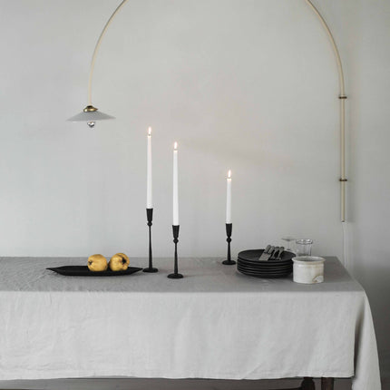 Boule iron candle holder, small
