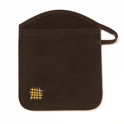 Suede Oven Mitt in Brown