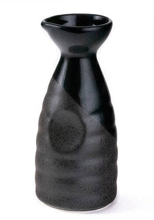 Sake Bottle in Matte and Gloss Black