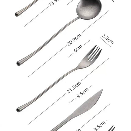 Stonewashed Stainless 5 pc