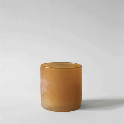 Votive Candle Holder in Frosted White Glass