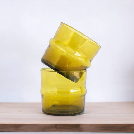 Moroccan Ocher Mini Glass