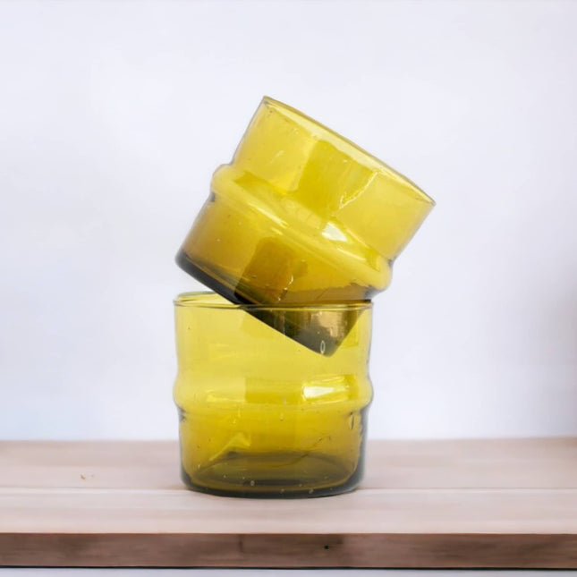 Moroccan Amber Mini Glass