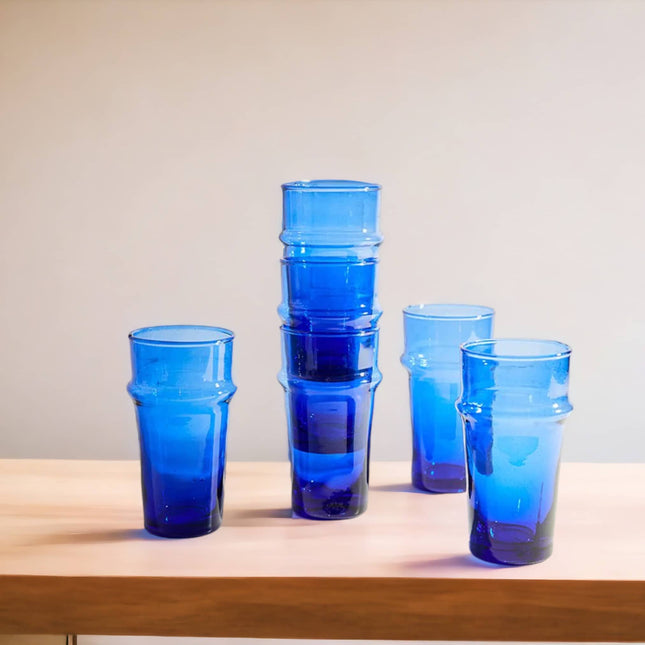 Moroccan Blue Juice Glass