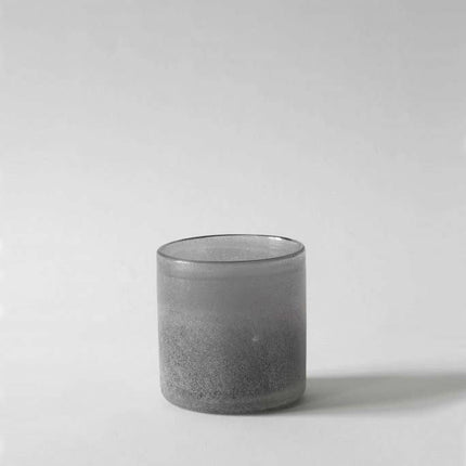 Votive Candle Holder in Frosted White Glass