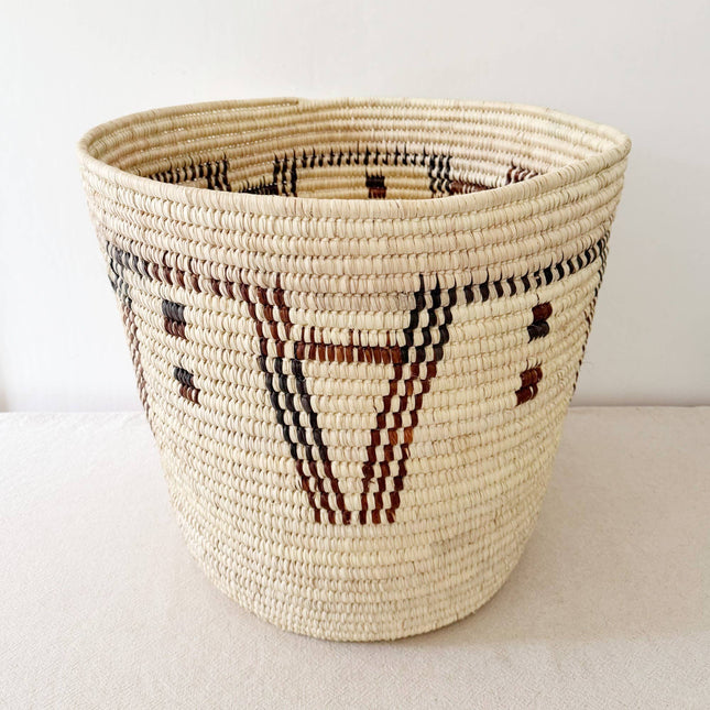 24" Turkana Storage Plant Basket: Geometric
