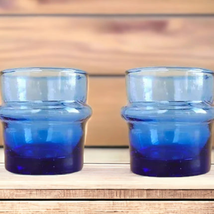 Moroccan Blue Mini Glass