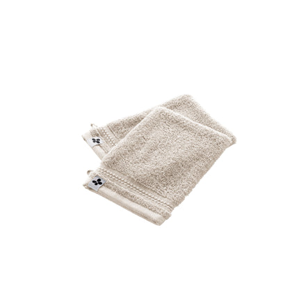 GARANCE Collection, Wash Mitts, Set of 2 in Pampa (natural)
