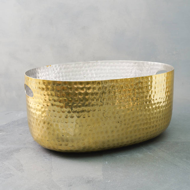 gold beverage bucket, small