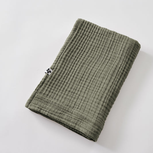GAÏA Collection, Hand Towel in Romarin (khaki green)