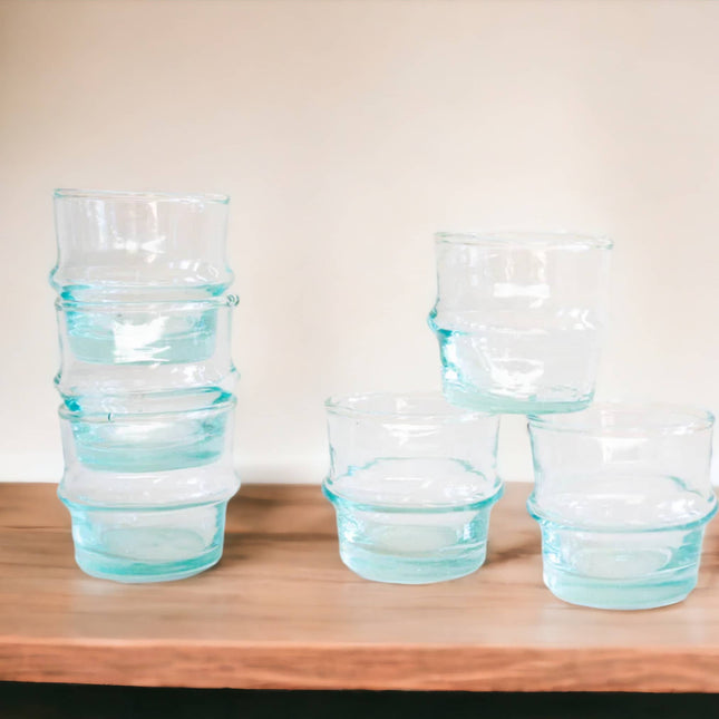 Moroccan Clear Mini Glass