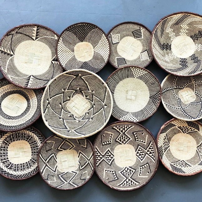 Binga Basket: Brown & Beige (Assorted): 22- 23.5"