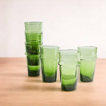 Moroccan Green Juice Glass