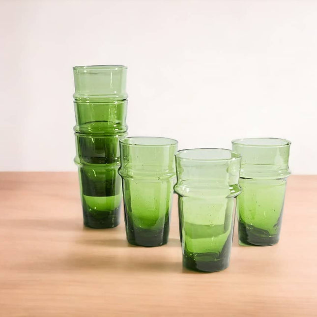 Moroccan Green Juice Glass