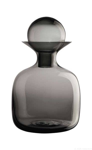 SARABI Blown Glass Carafe, Gray, (1.5L)