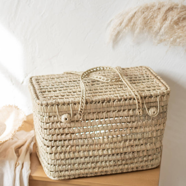 Moroccan picnic basket, Handcrafted
