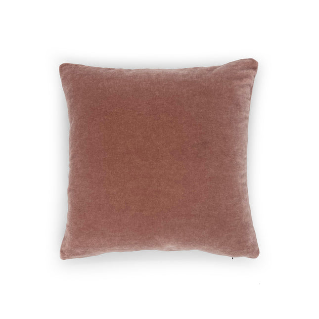 Mohair Pillow, Dusty Rose, 22 x 22