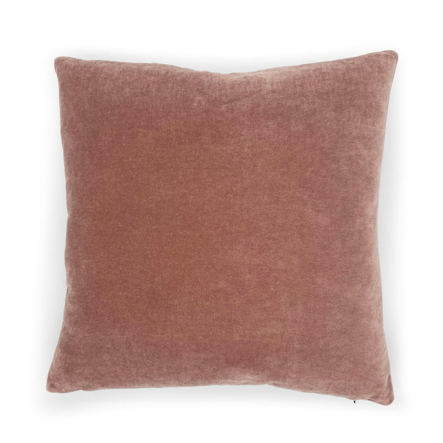 Mohair Pillow, Dusty Rose, 22 x 22