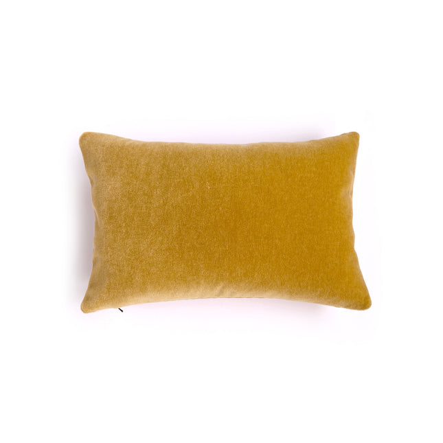 Mohair Pillow, Golden Eye, 13 x 20