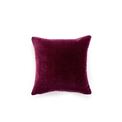 Mohair Pillow, Pomegranate, 13 x 20