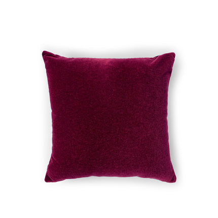 Mohair Pillow, Pomegranate, 13 x 20