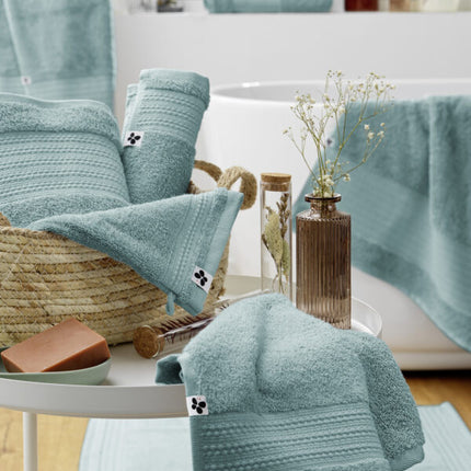 GARANCE Collection, Bath Mat in Bleu Glacier (blue)