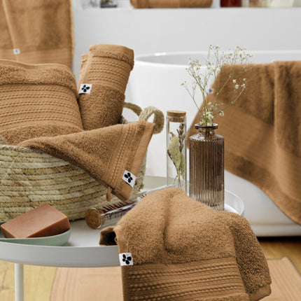 Garance Collection, Bath Sheet in Camel (brown)