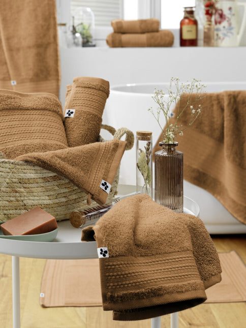 Garance Collection, Bath Sheet in Camel (brown)