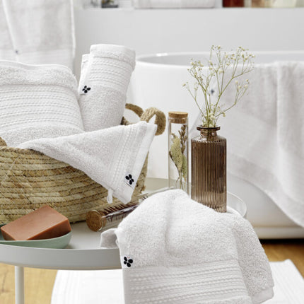 GARANCE Collection, Bath Mat in Chantilly (White)