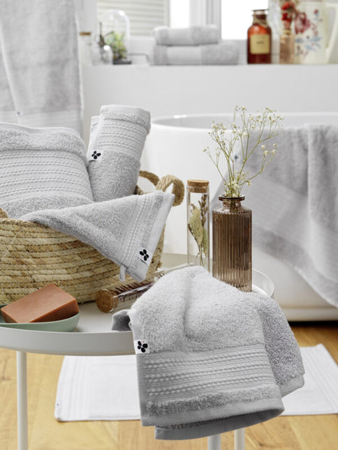 GARANCE Collection, Wash Mitts, set of 2 in Gray