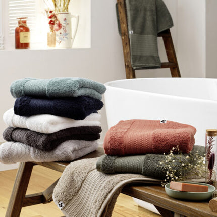 GARANCE Collection, Bath Towel in Terracotta (orange)