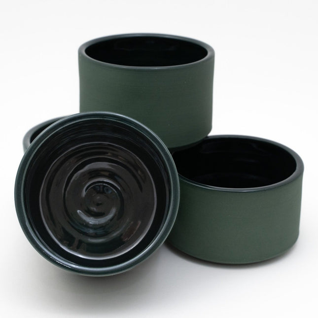 Rufous Ceramic Votive - Forest / Emerald