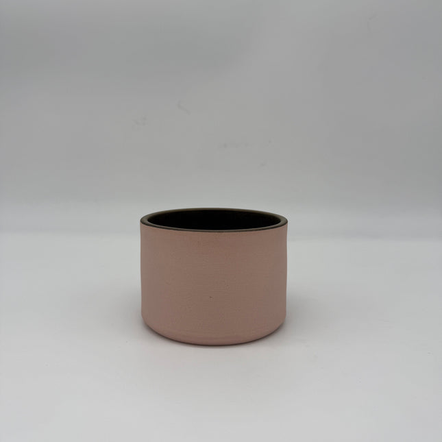 Rufous Ceramic Votive - Pink / Gold