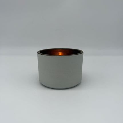 Rufous Ceramic Votive - Sky / Gold