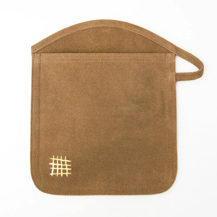 Suede Oven Mitt in Tan