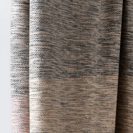 Ombre Throw in Merino Wool - Rice and Amethyst