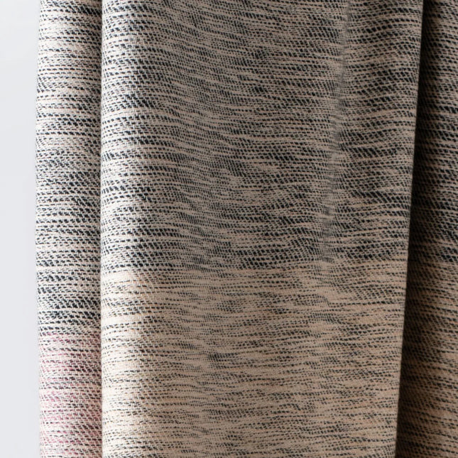 Ombre Throw in Merino Wool - Rice and Amethyst