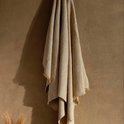 Sema Milleraies Ocher Throw
