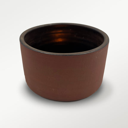 Rufous Ceramic Votive - Terra / Gold
