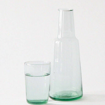 Lagonna Drinking Glass - Clear with Green Tint