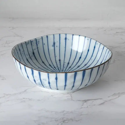 Fubuki Tokusa Porcelain Shallow Bowl