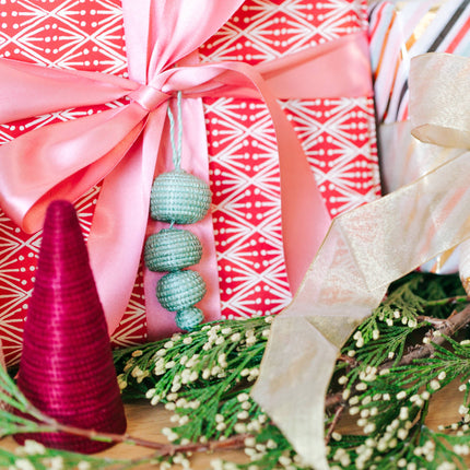 Handwoven Ornament, Sisal Jingle