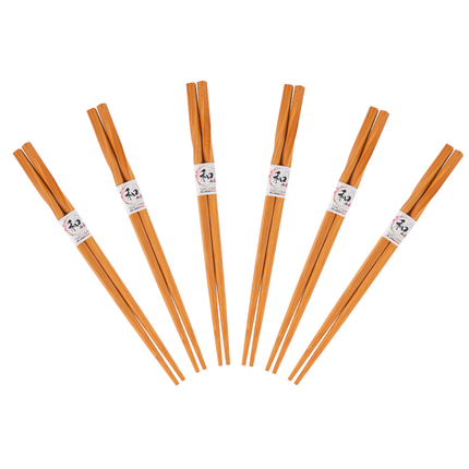 Twisted Bamboo Chopsticks, pair