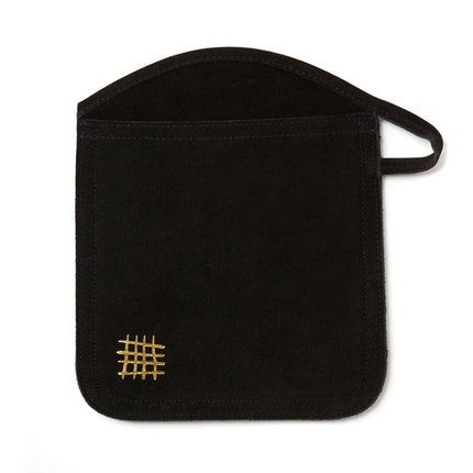 Suede Oven Mitt in Black