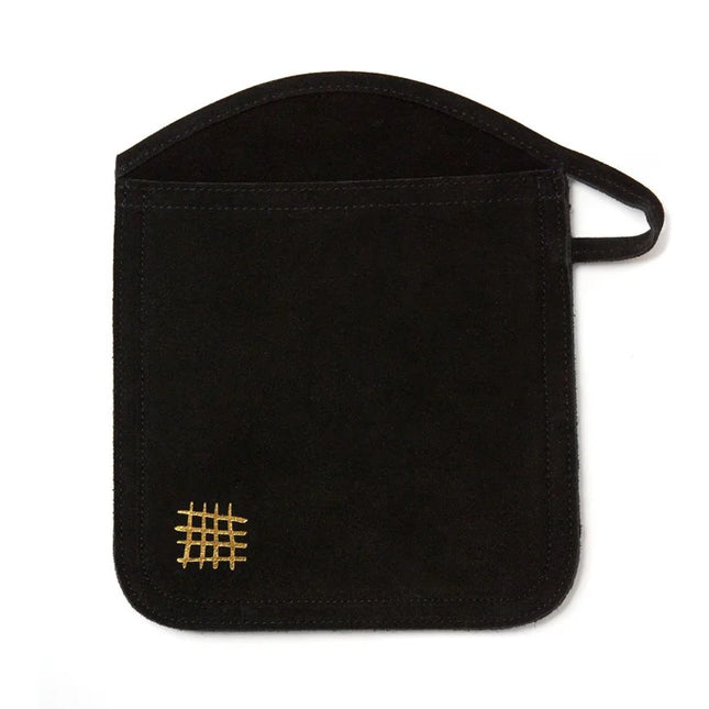 Suede Oven Mitt in Black