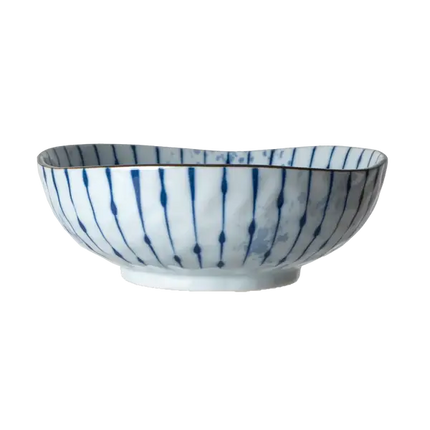 Fubuki Tokusa Porcelain Shallow Bowl